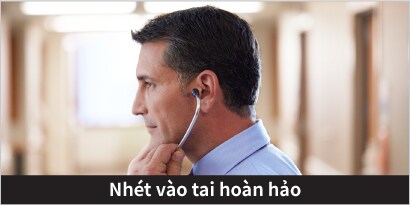 Luồn bộ tai nghe littmann cho phù hợp
