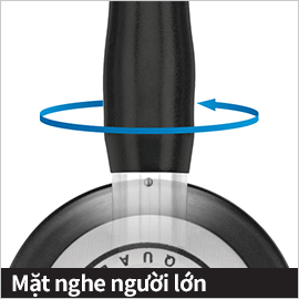 điều chỉnh mặt nghe hai mặt 