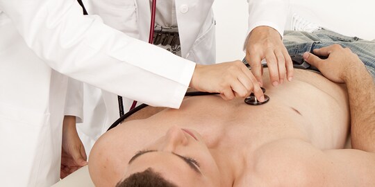 auscultation of heart and lung sounds step 3 (in EN)

